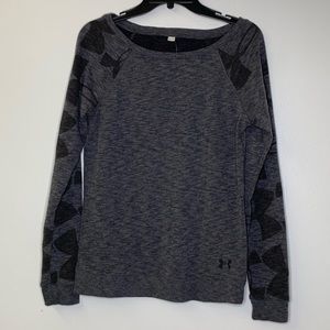 Under Armour Gray Black Sweatshirt Size Medium